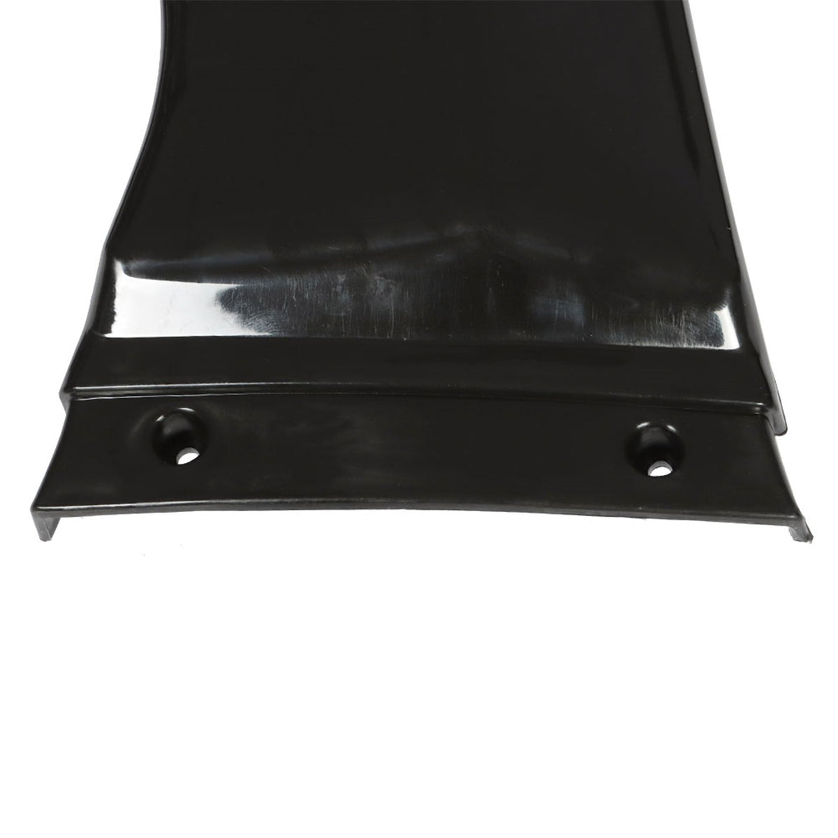 labwork 4 Pieces Universal Car Front Bumper Lip Spoiler Splitter Protector Body Kit Bright Black Red Tongue Lab Work Auto