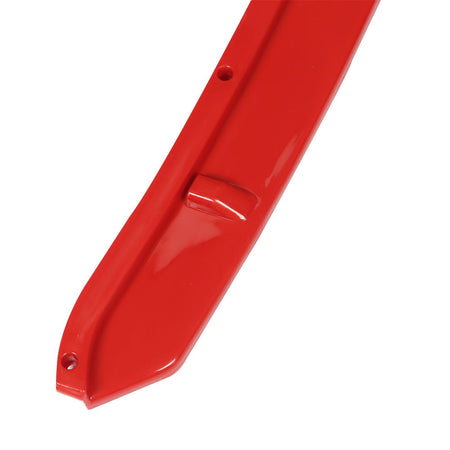 labwork 4 Pieces Universal Car Front Bumper Lip Spoiler Splitter Protector Body Kit Bright Black Red Tongue Lab Work Auto