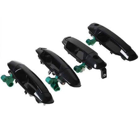 labwork 4Pcs Exterior Outside Outer Door Handle Front and Rear Left and Right Side Driver and Passenger Side Replacement for 2003-2009 Kia Sorento EX Lab Work Auto