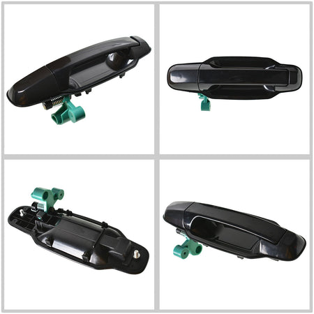 labwork 4Pcs Exterior Outside Outer Door Handle Front and Rear Left and Right Side Driver and Passenger Side Replacement for 2003-2009 Kia Sorento EX Lab Work Auto