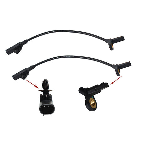 labwork 4pcs Front Rear ABS Wheel Speed Sensor Fit for Mercedes-Benz GL320 GL350 GL450 GL55 Lab Work Auto