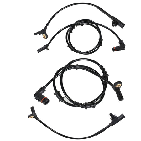 labwork 4pcs Front Rear ABS Wheel Speed Sensor Fit for Mercedes-Benz GL320 GL350 GL450 GL55 Lab Work Auto