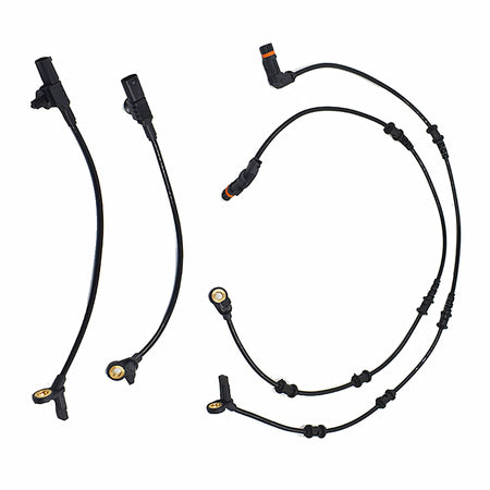 labwork 4pcs Front Rear ABS Wheel Speed Sensor Fit for Mercedes-Benz GL320 GL350 GL450 GL55 Lab Work Auto