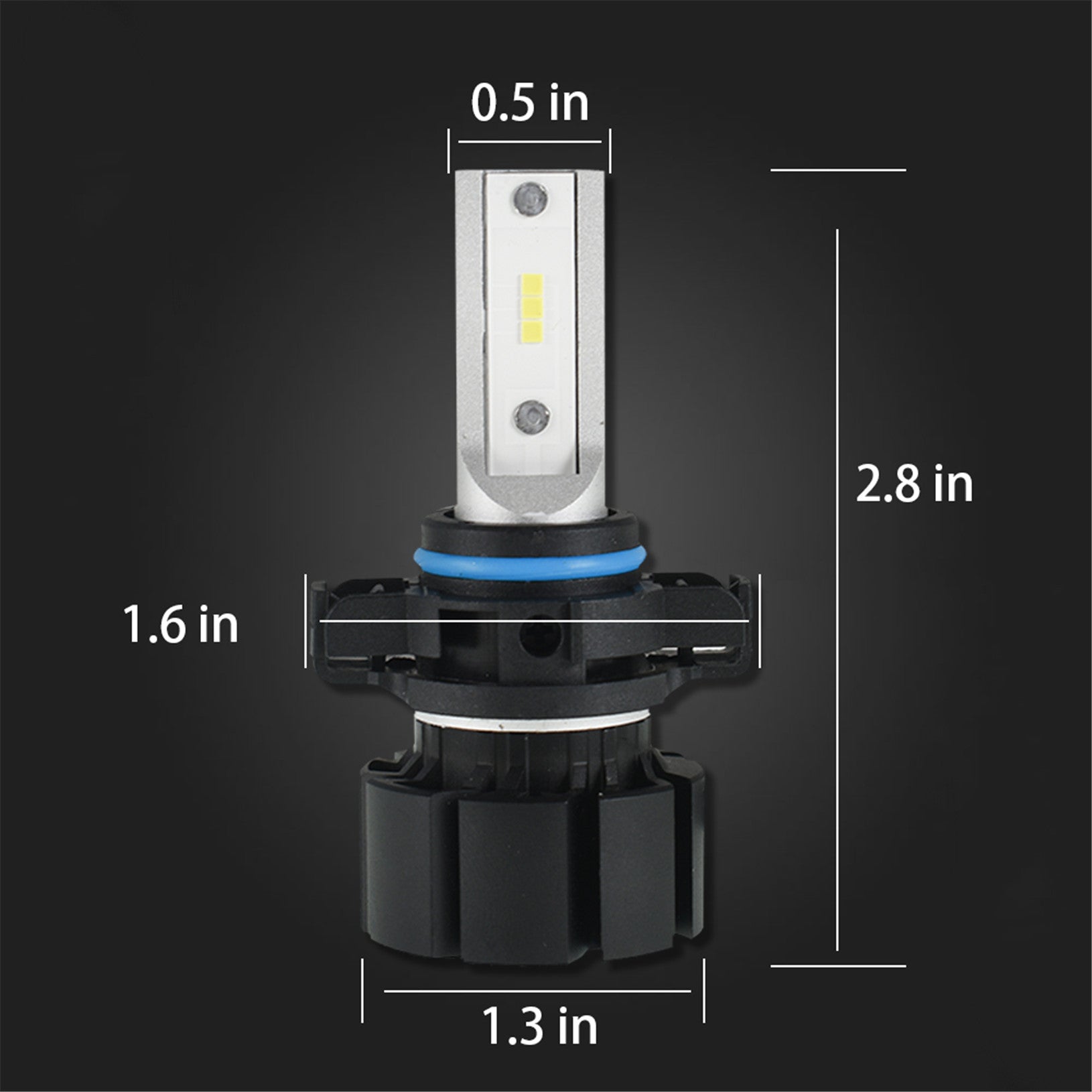 labwork 5202 LED Fog Light Bulbs 6000K 3000LM 30W Bright Fog Light LED Conversion Kit, Pack of 2 Lab Work Auto 