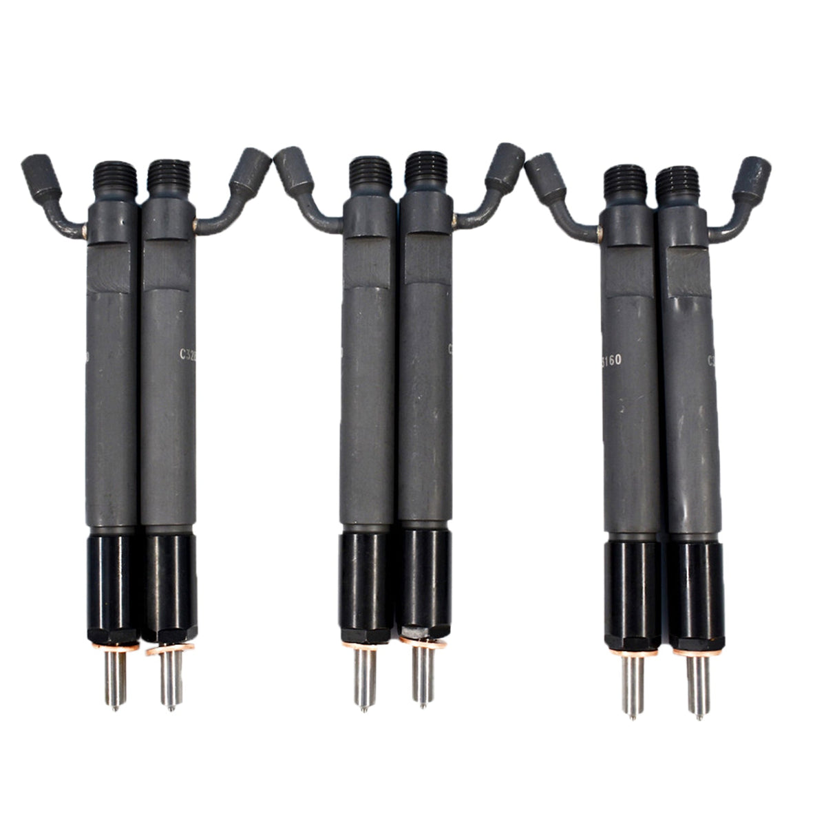 labwork 6 Pcs Fuel Injector For CUMMINS C8.3L 6C 6CT 6CTA 6CTAA C3283160 3283160 Lab Work Auto