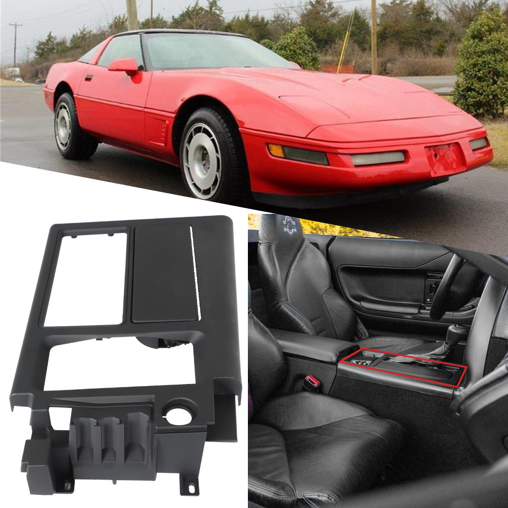 labwork 6 Speed Manual Shift Plate Console Black Rubber Fit For 94-96 Corvette Lab Work Auto