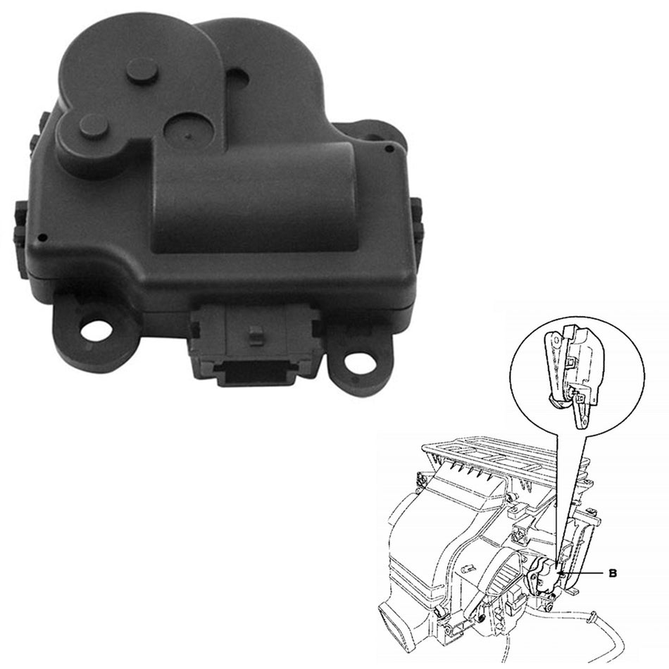 labwork 604-108 Blend Door Actuator For 2006-2011 Chevrolet Impala 3.5L V6 Lab Work Auto