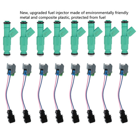 labwork 8 PCs Fuel Injectors Nozzle Replacement for Dodge Dakota Durango Ram 1500/2500/3500 0280155789 Lab Work Auto