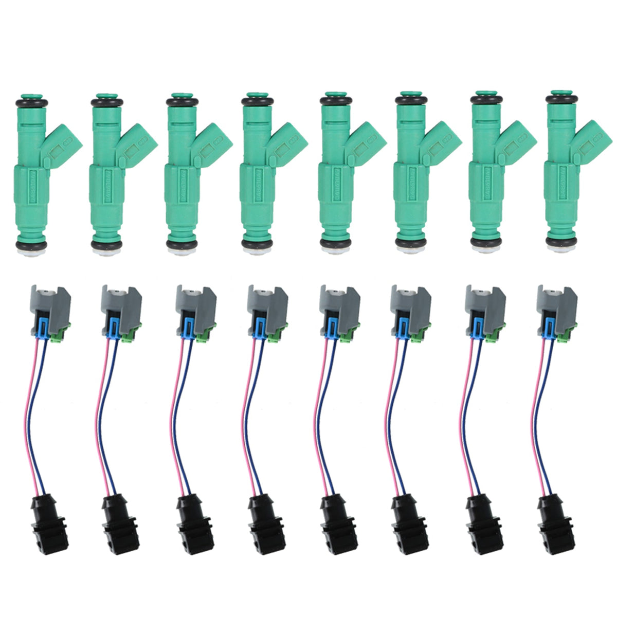 labwork 8 PCs Fuel Injectors Nozzle Replacement for Dodge Dakota Durango Ram 1500/2500/3500 0280155789 Lab Work Auto