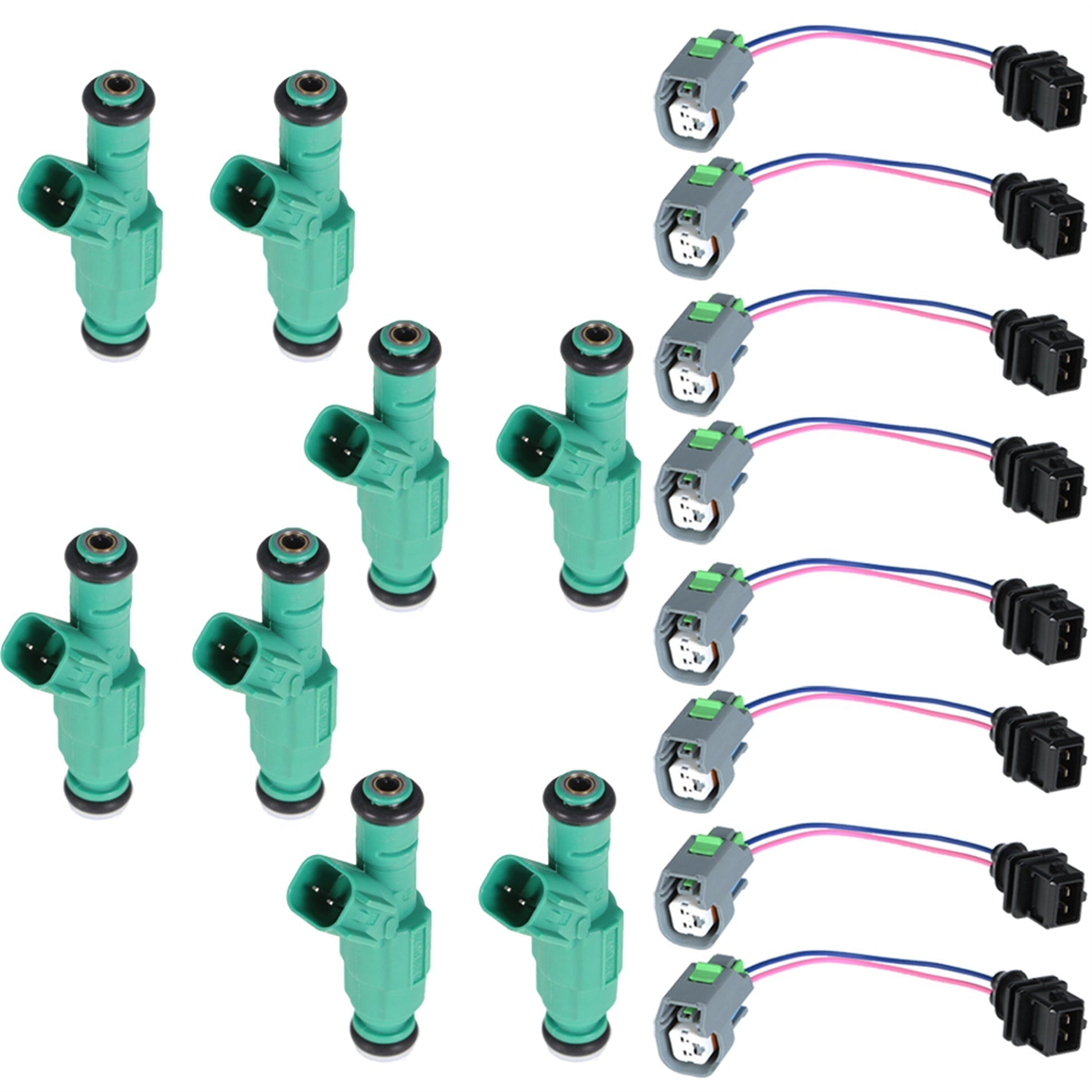 labwork 8 PCs Fuel Injectors Nozzle Replacement for Dodge Dakota Durango Ram 1500/2500/3500 0280155789 Lab Work Auto