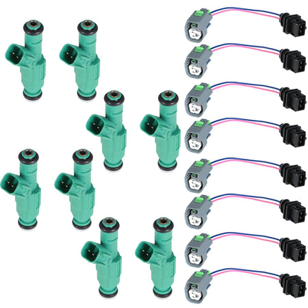 labwork 8 PCs Fuel Injectors Nozzle Replacement for Dodge Dakota Durango Ram 1500/2500/3500 0280155789 Lab Work Auto