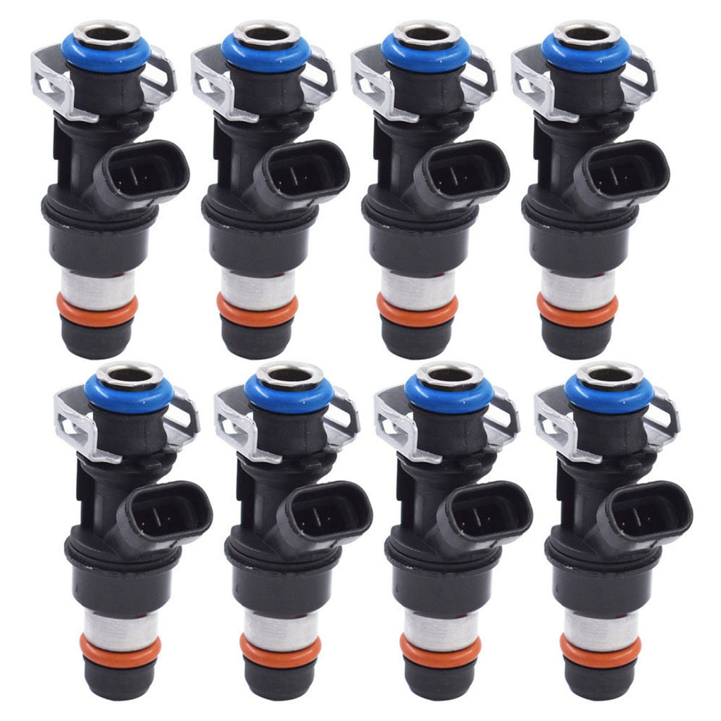 labwork 8 Pcs Fuel Injector Kit 17113698 For 2001-2007 Chevy GMC V8 Pickup Truck Lab Work Auto