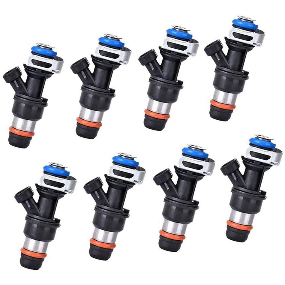 labwork 8 Pcs Fuel Injector Kit 17113698 For 2001-2007 Chevy GMC V8 Pickup Truck Lab Work Auto