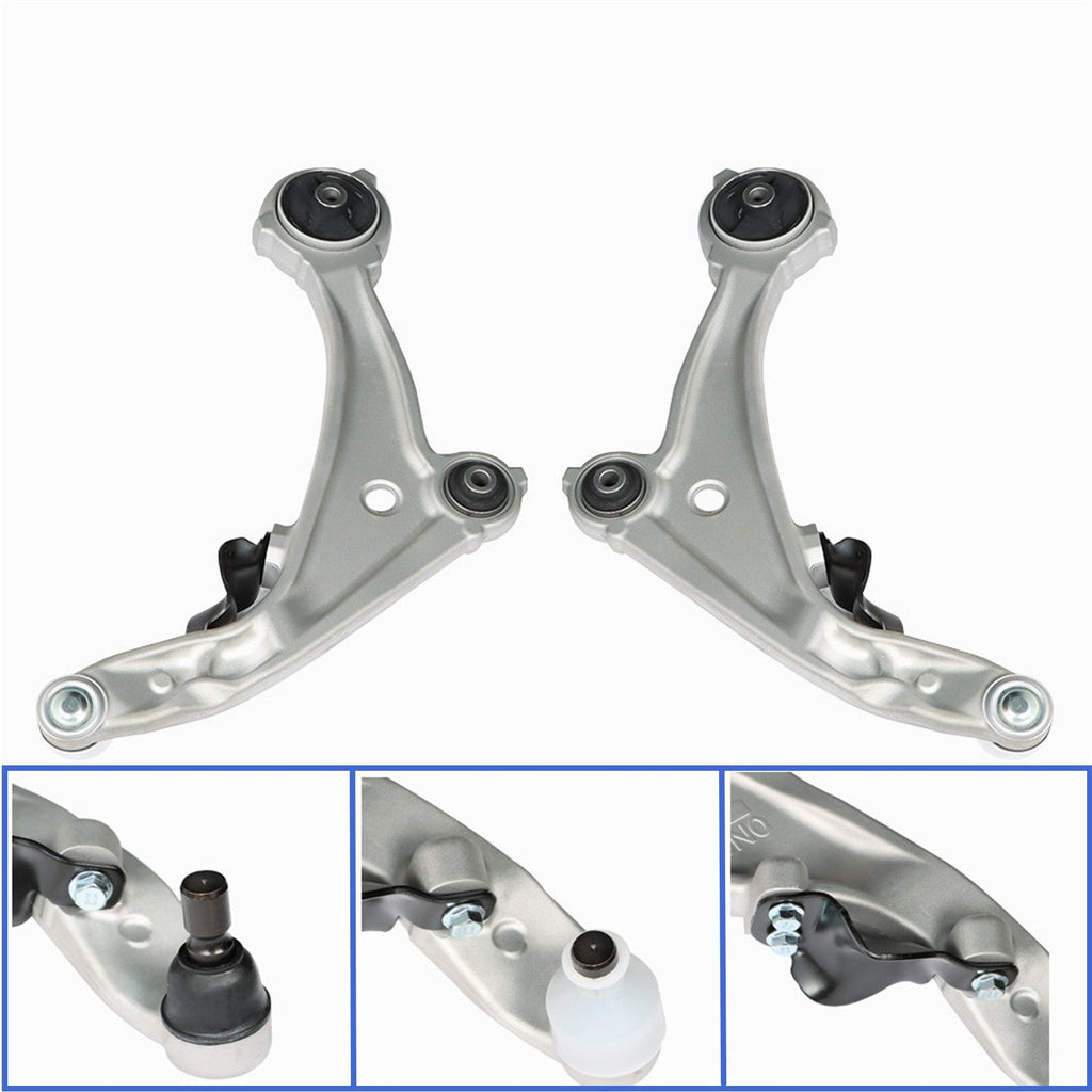 labwork 8pc Front Control Arms Kit + Tie Rod for 2007-2010 2011 2012 Nissan Altima Lab Work Auto