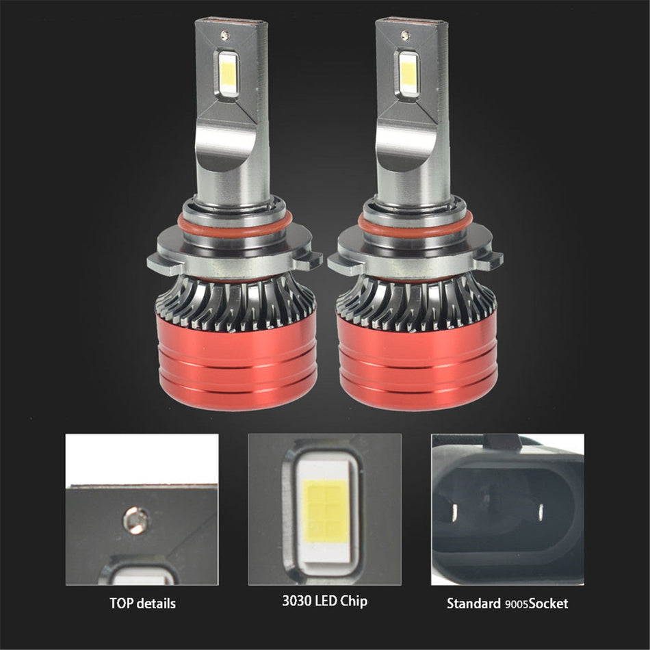 labwork 9005 LED Fog Light Bulbs 6500K 9000LM 56W Bright Fog Light LED Conversion Kit, Pack of 2 Lab Work Auto 