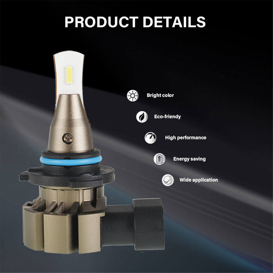 labwork 9006 HB4 2 PCS LED Bulb Conversion Kit IP67 Waterproof 6000K White 360-degree Illumination 3000LM/Pair Lab Work Auto