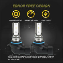 Load image into Gallery viewer, labwork 9006 HB4 2 PCS LED Fog Light Bulbs IP67 Waterproof 6000K White Replacement for LED Fog Light ,Daytime Running Lights DRL Lab Work Auto 