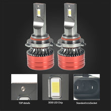Load image into Gallery viewer, labwork 9006 LED Fog Light Bulbs 6500K 9000LM 56W Bright Fog Light LED Conversion Kit, Pack of 2 Lab Work Auto 