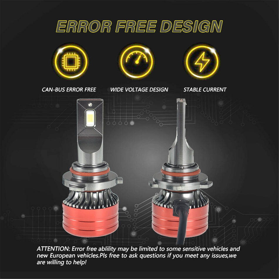 labwork 9006 LED Fog Light Bulbs 6500K 9000LM 56W Bright Fog Light LED Conversion Kit, Pack of 2 Lab Work Auto 