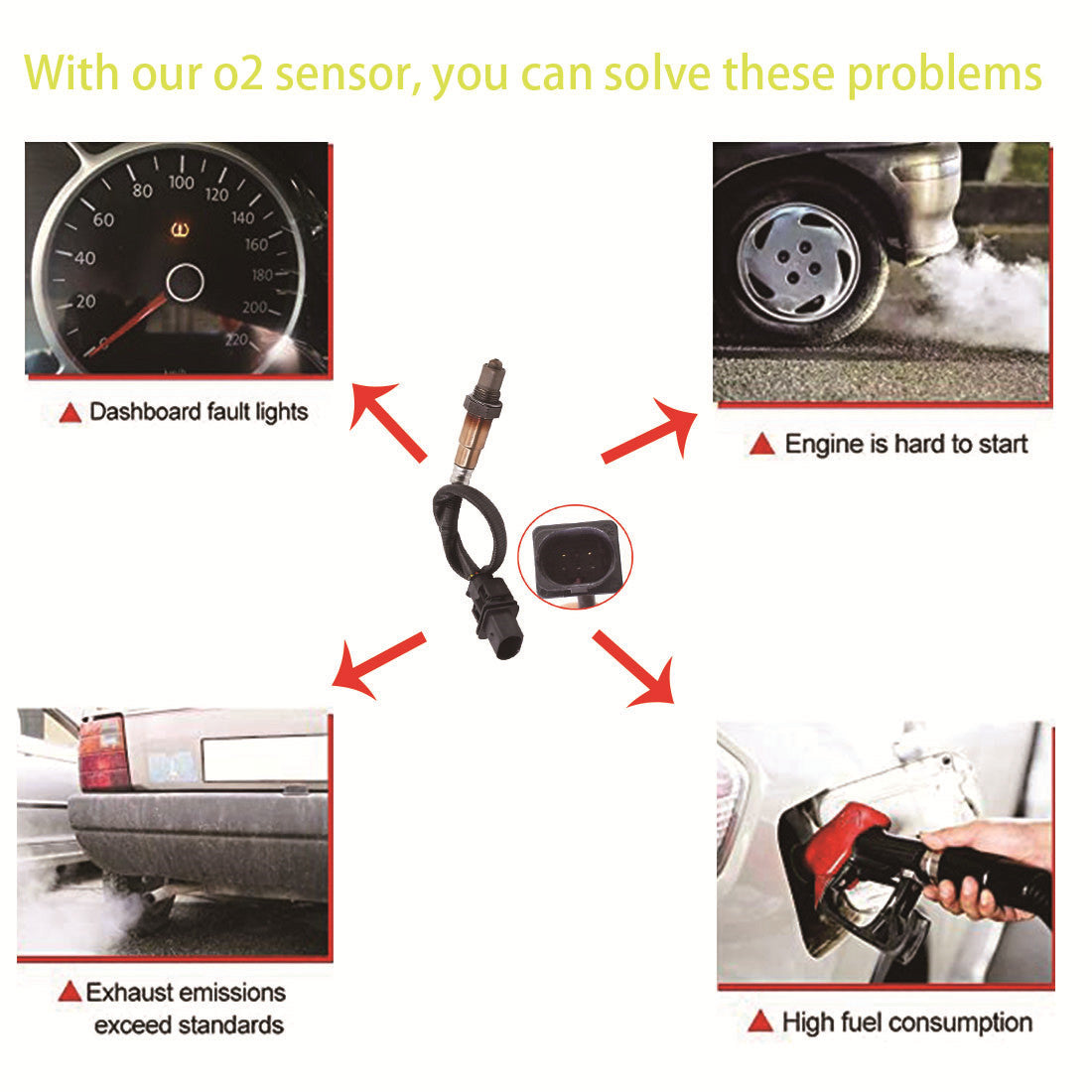 labwork Air Fuel Ratio Oxygen O2 Sensor Replacement for 2007-2010 BMW Mini Cooper Base Clubman R55 R56 R57 234-5135 11787537984 Lab Work Auto