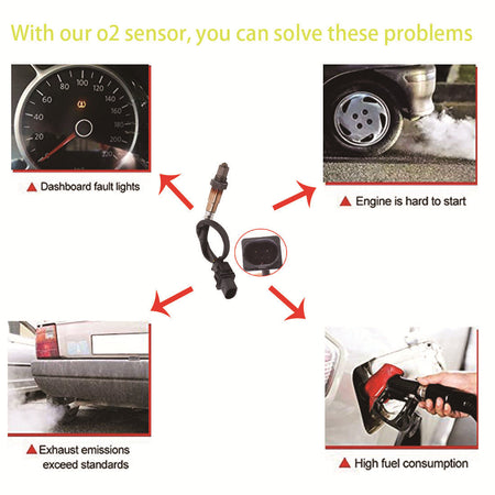 labwork Air Fuel Ratio Oxygen O2 Sensor Replacement for 2007-2010 BMW Mini Cooper Base Clubman R55 R56 R57 234-5135 11787537984 Lab Work Auto