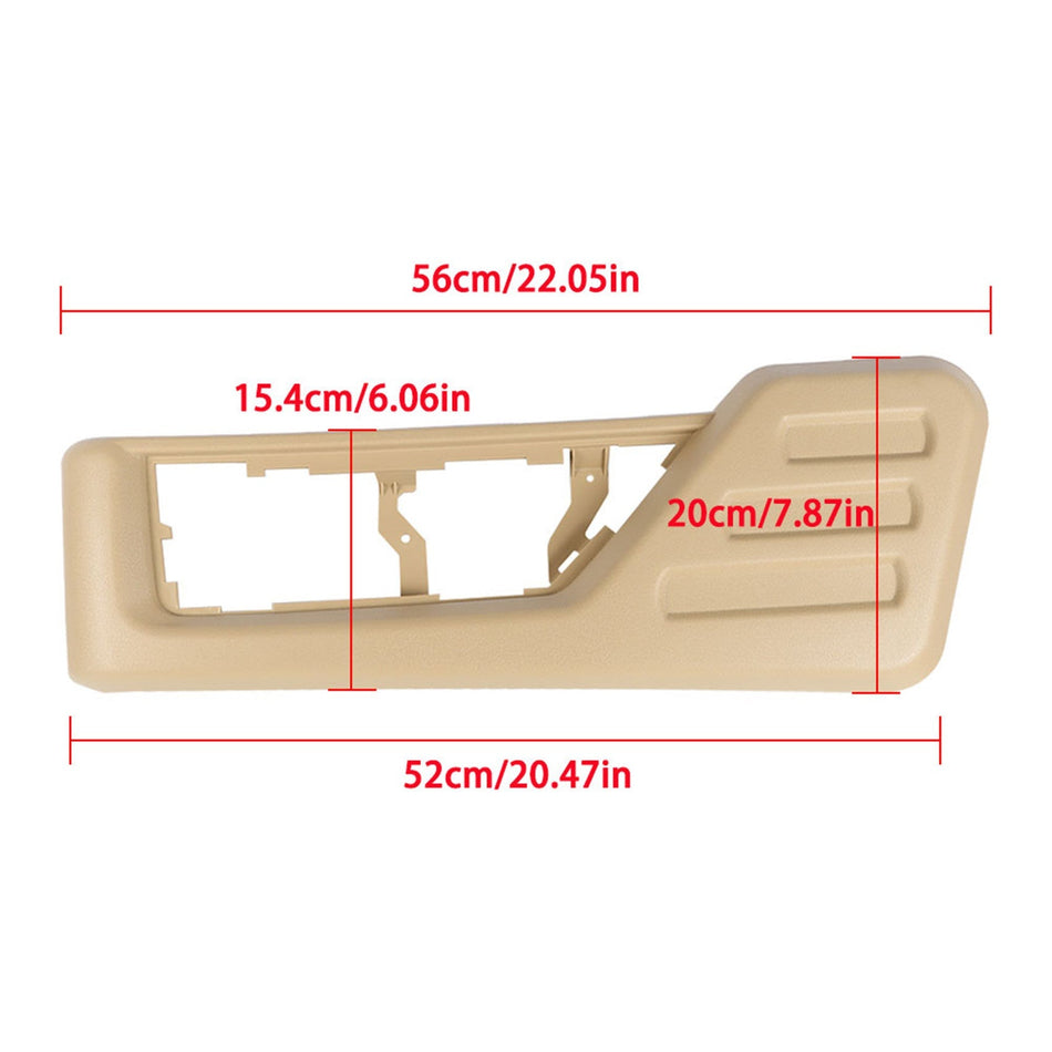 labwork Beige Front LH Driver Side Driver Seat Panel Trim Replacement for 2008 2009 2010 Ford F250 F350 F450 F550 Super Duty 8C3Z2562187BB 8C3Z-2562187-BB Lab Work Auto