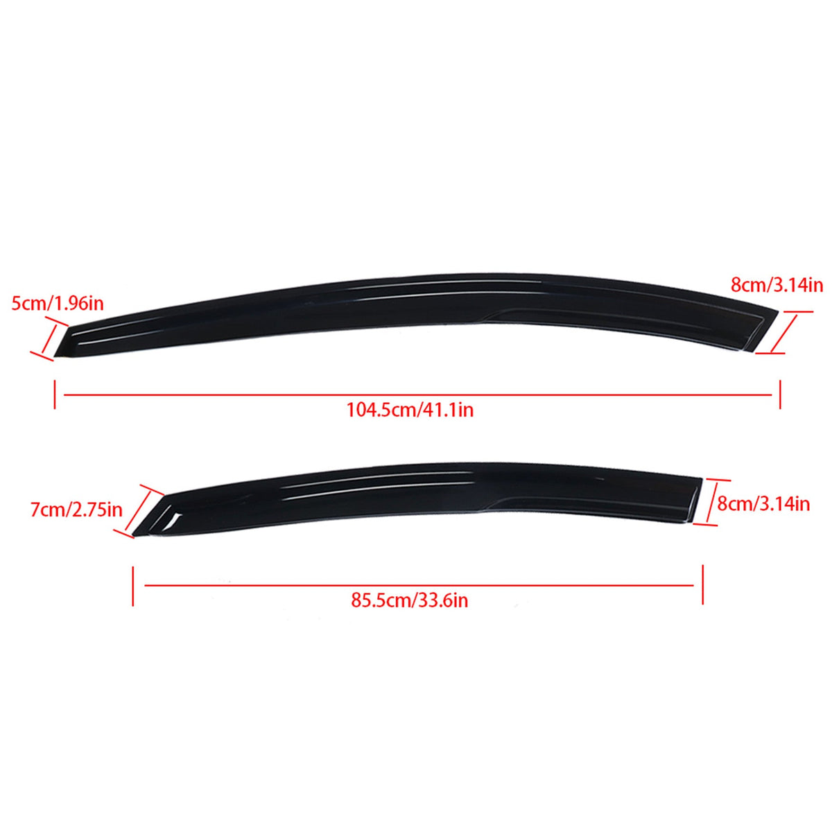 labwork Black 4 Pieces Window Vent Visors Shade Sun Rain Wind Guards Replacement for 2011 2012 2013 2014 2015 2016 Hyundai Elantra 4 Door Sedan Lab Work Auto