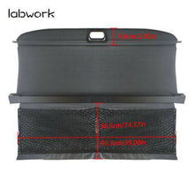 Load image into Gallery viewer, labwork Black Cargo Cover For Smart ForTwo 2007-2014 1st  Anti-Theft Shield Lab Work Auto