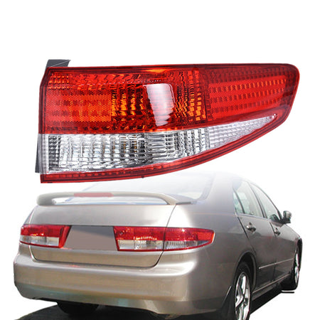 labwork Brake Tail Light for 2003 2004 Honda Accord Right RH Outer Sedan Red Lab Work Auto