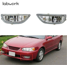 Load image into Gallery viewer, labwork Bumper Fog Light Driving Lamp w/Bulb For 2001 2002 Toyota Corolla Clear Lab Work Auto