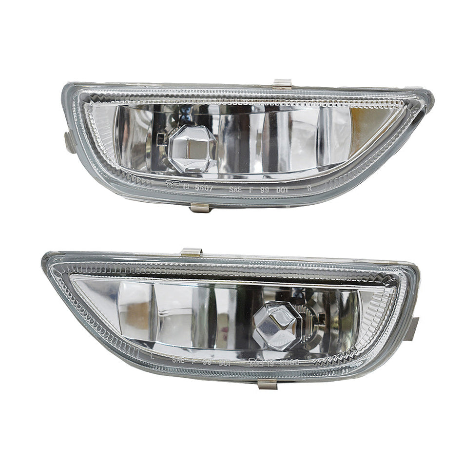 labwork Bumper Fog Light Driving Lamp w/Bulb For 2001 2002 Toyota Corolla Clear Lab Work Auto