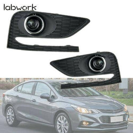 labwork Bumper Fog Lights Driving Lamps For 2016-2018 Chevy Cruze w/ Switch