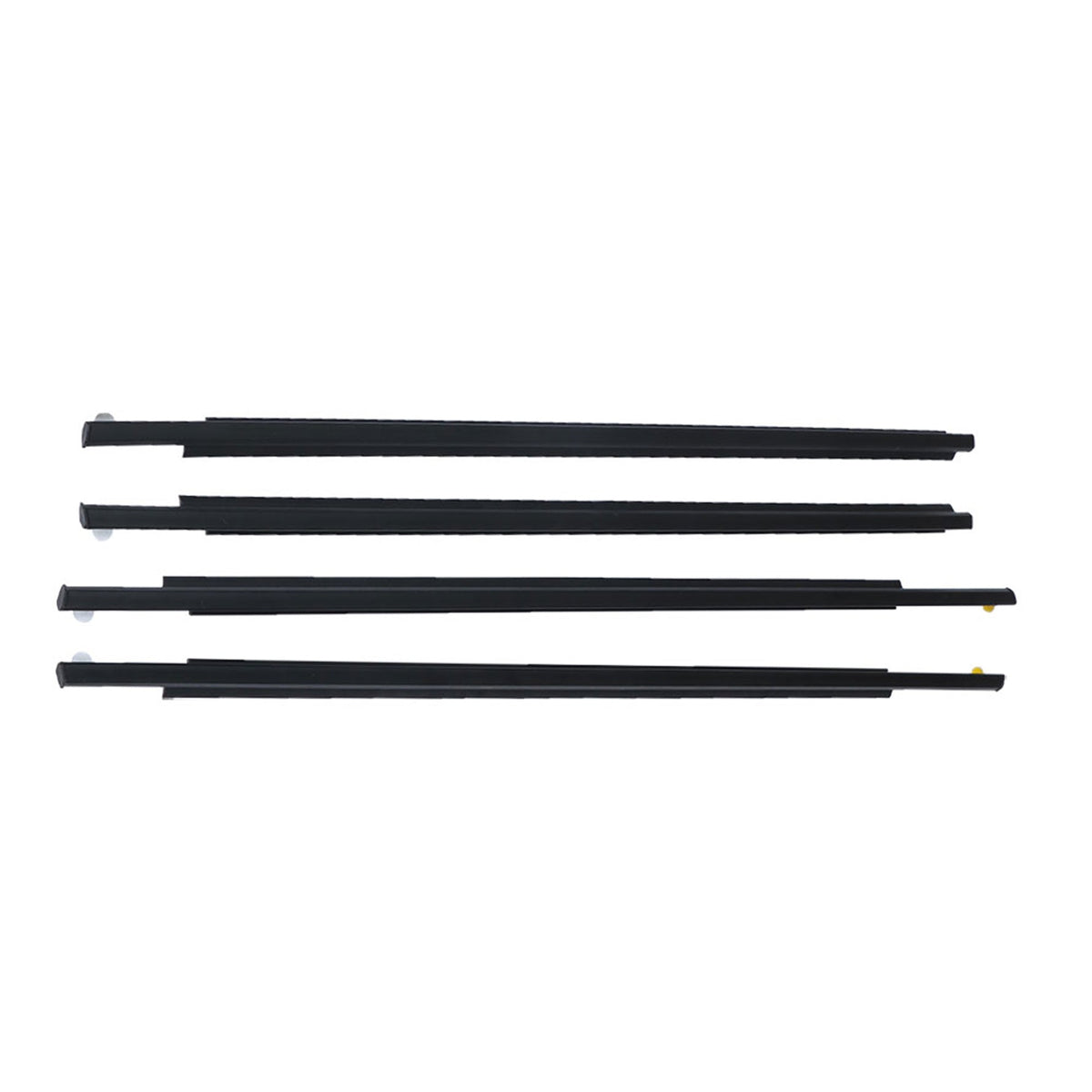 labwork Car Window Moulding Trim Seal Belt Weatherstrip Window Seal Replacement for Toyota Prius 2004-2009 Black 4 Pieces 75720-47010 75710-47010 75740-47010 75730-47010 Lab Work Auto