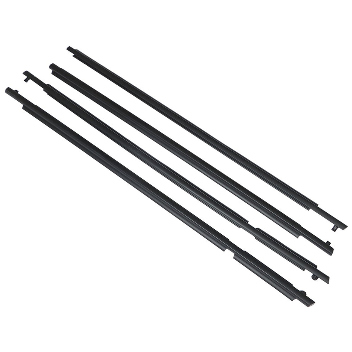 labwork Car Window Moulding Trim Seal Belt Weatherstrip Window Seal Replacement for Toyota RAV4 2006 2007 2008 Black 4 Pieces Lab Work Auto