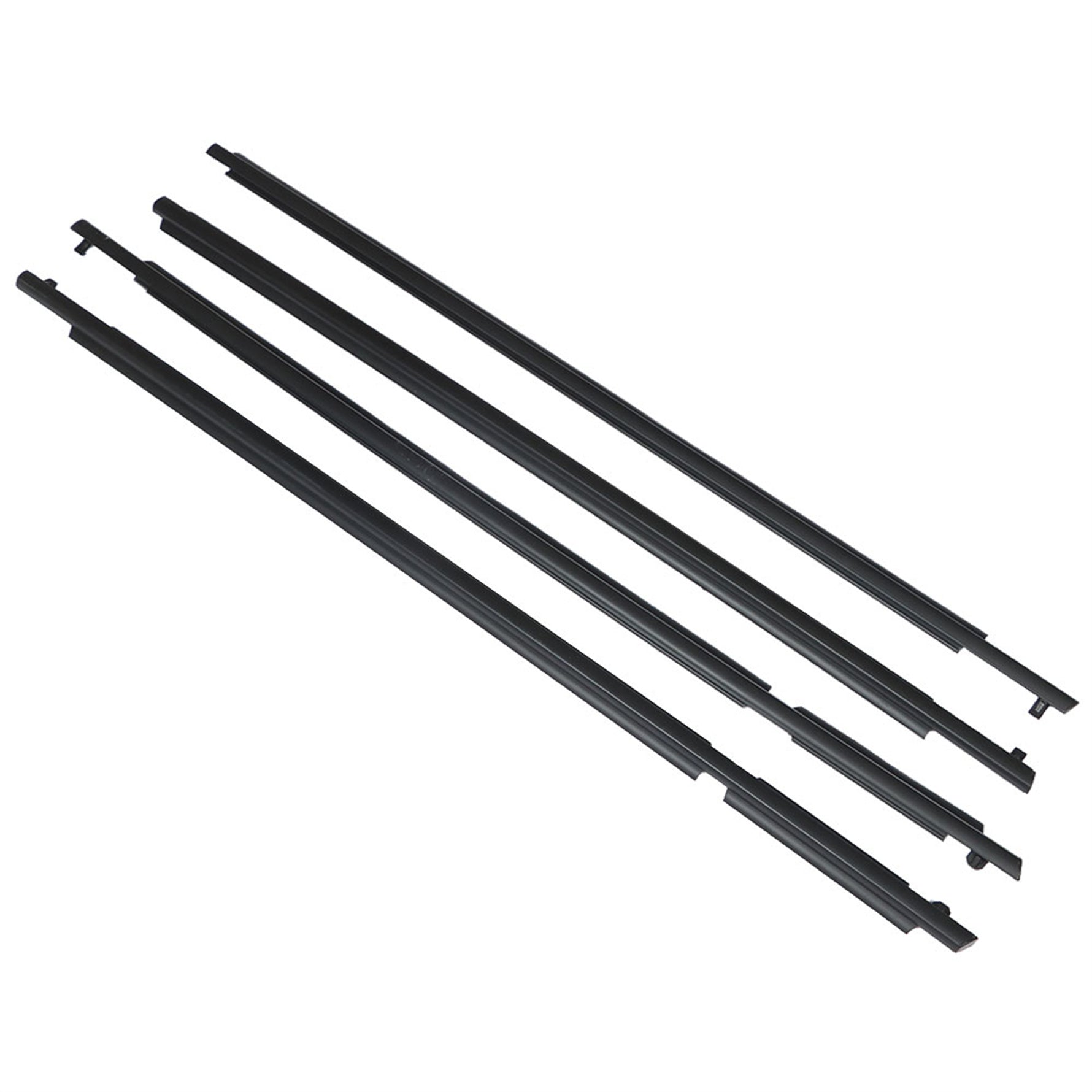 labwork Car Window Moulding Trim Seal Belt Weatherstrip Window Seal Replacement for Toyota RAV4 2006 2007 2008 Black 4 Pieces Lab Work Auto
