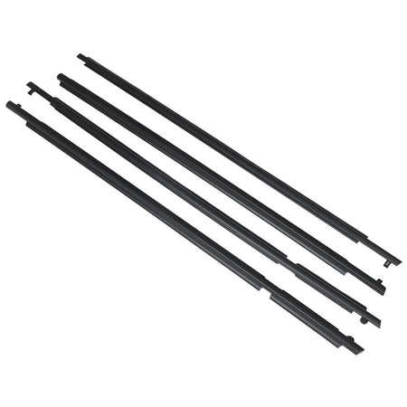 labwork Car Window Moulding Trim Seal Belt Weatherstrip Window Seal Replacement for Toyota RAV4 2006 2007 2008 Black 4 Pieces Lab Work Auto
