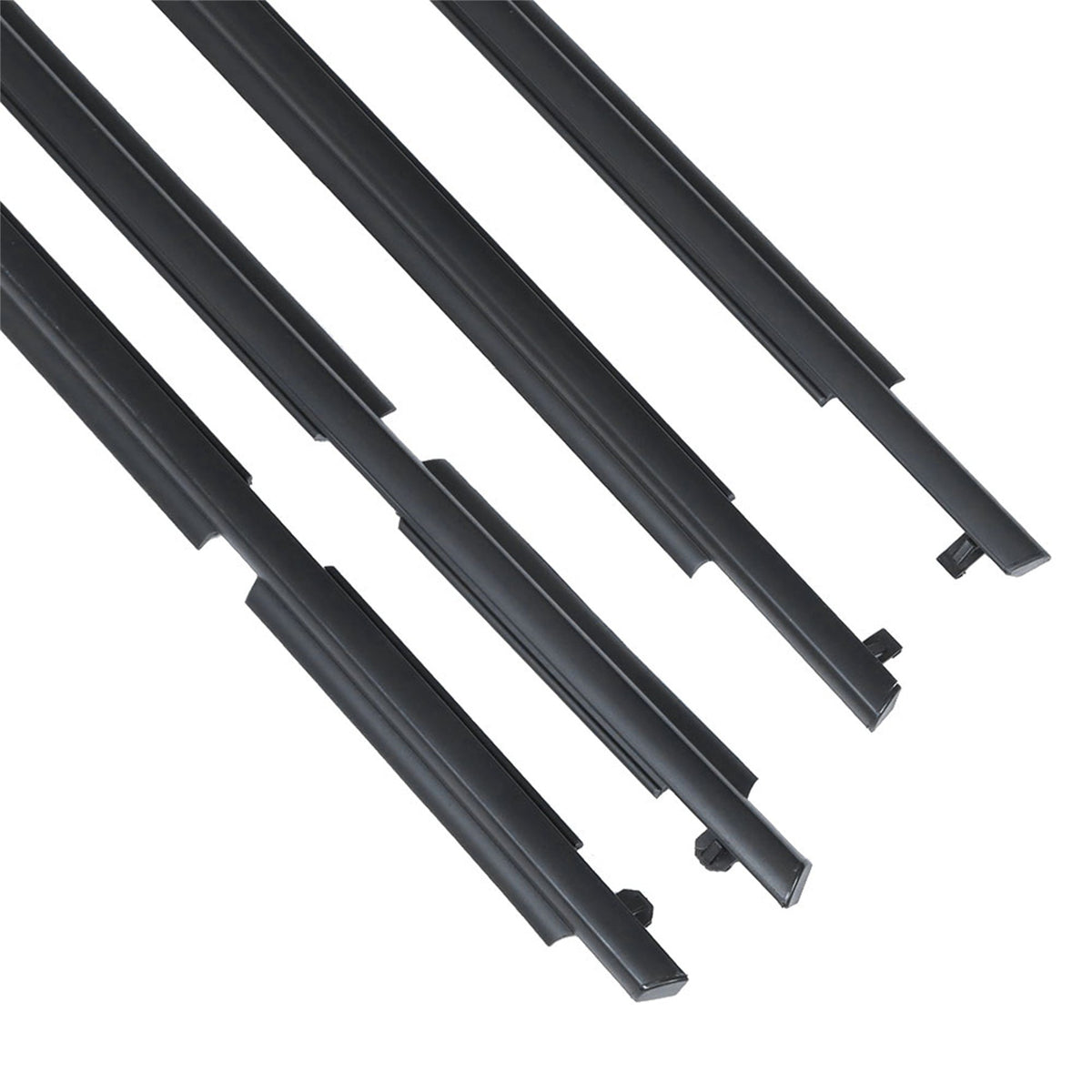 labwork Car Window Moulding Trim Seal Belt Weatherstrip Window Seal Replacement for Toyota RAV4 2006 2007 2008 Black 4 Pieces Lab Work Auto