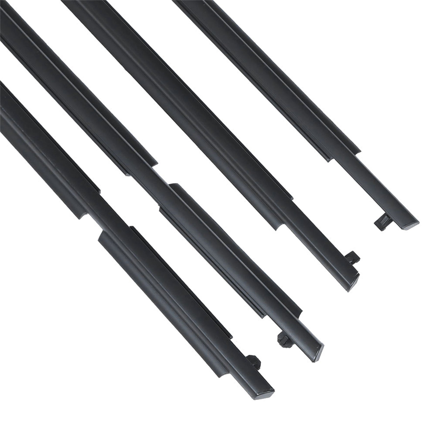 labwork Car Window Moulding Trim Seal Belt Weatherstrip Window Seal Replacement for Toyota RAV4 2006 2007 2008 Black 4 Pieces Lab Work Auto