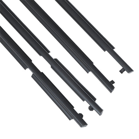 labwork Car Window Moulding Trim Seal Belt Weatherstrip Window Seal Replacement for Toyota RAV4 2006 2007 2008 Black 4 Pieces Lab Work Auto