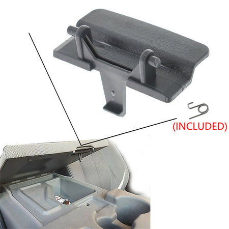 labwork Center Console Jump Seat Lid Latch with Spring Replacement for 2010-2018 Ford F-150 Dark Gray BL3418672A66 Lab Work Auto