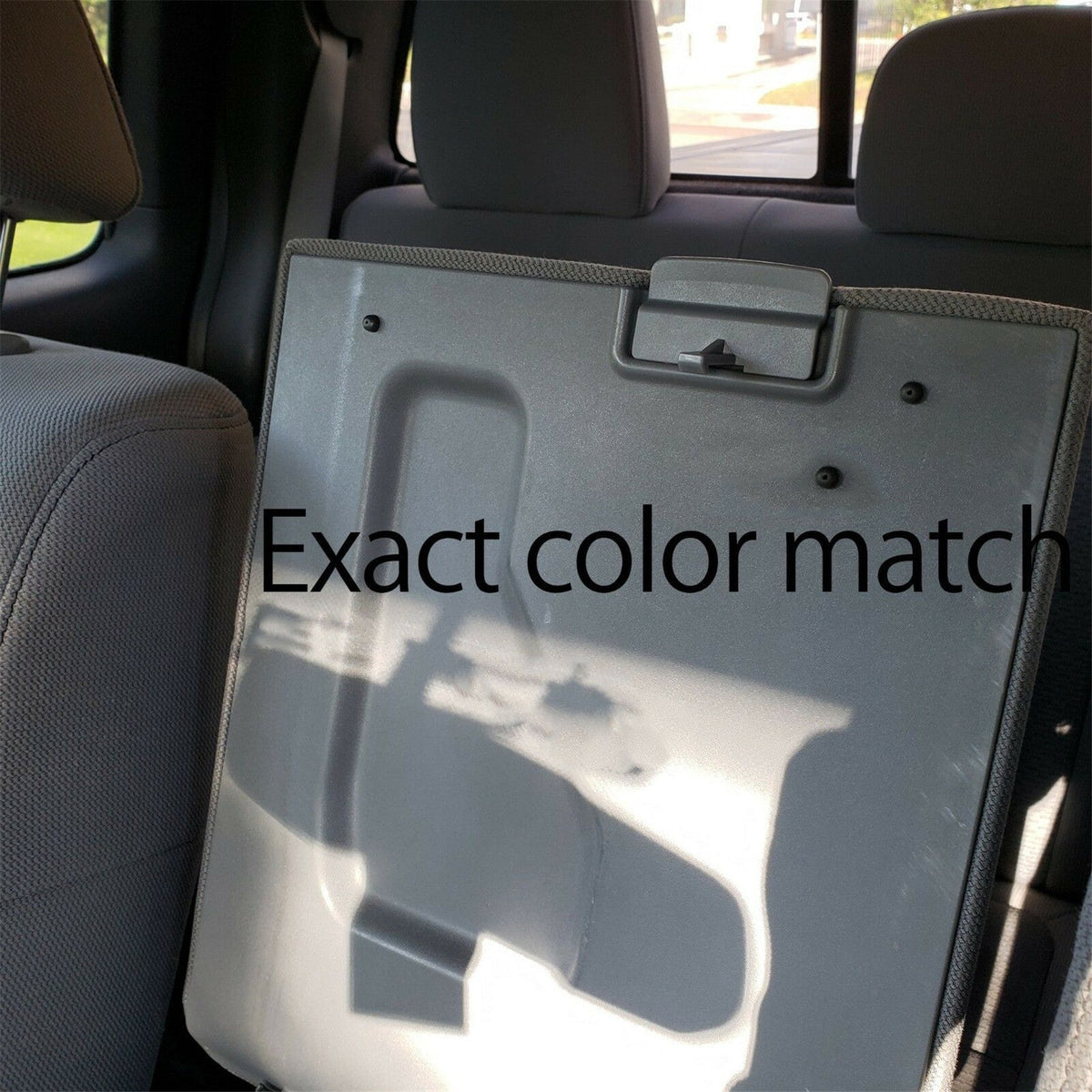 labwork Center Console Jump Seat Lid Latch with Spring Replacement for 2010-2018 Ford F-150 Dark Gray BL3418672A66 Lab Work Auto