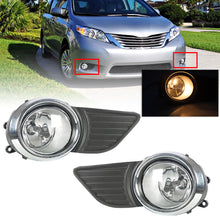 Load image into Gallery viewer, labwork Clear Bumper Fog Lights Driving Lamp Switch For 2011-2015 Toyota Sienna Lab Work Auto