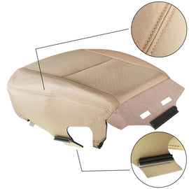 labwork Cloth Driver Bottom Seat Cover Replacement for 2007-2014 Chevy Silverado 1500 2500HD 3500HD