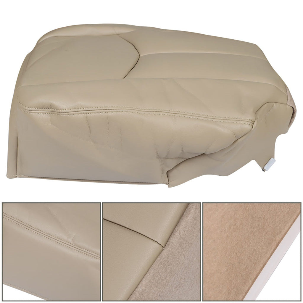 labwork Driver Bottom Seat Cover Tan For 2003 2004-2006 Chevy Silverado 2500 HD Lab Work Auto