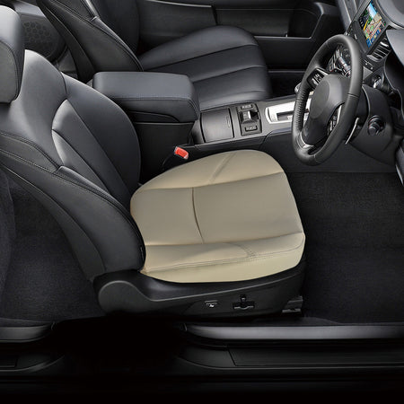 labwork Driver Bottom Seat Cover Tan For 2007-2008 Cadillac Escalade Leatherette Lab Work Auto