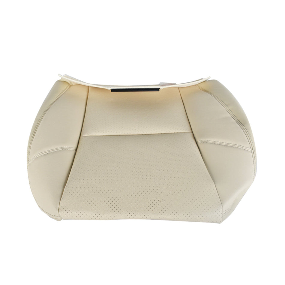 labwork Driver Bottom Seat Cover Tan For 2007-2008 Cadillac Escalade Leatherette Lab Work Auto