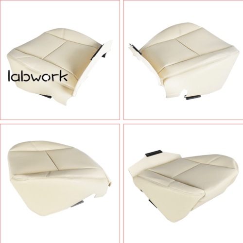 labwork Driver Bottom Seat Cover Tan For 2007-2008 Cadillac Escalade Leatherette Lab Work Auto