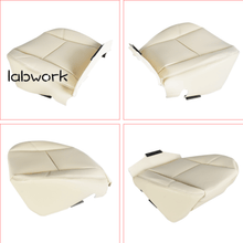 Load image into Gallery viewer, labwork Driver Bottom Seat Cover Tan For 2007-2008 Cadillac Escalade Leatherette Lab Work Auto