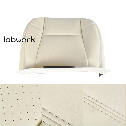 labwork Driver Bottom Seat Cover Tan For 2007-2008 Cadillac Escalade Leatherette Lab Work Auto