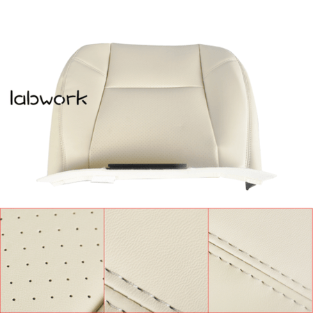 labwork Driver Bottom Seat Cover Tan For 2007-2008 Cadillac Escalade Leatherette Lab Work Auto